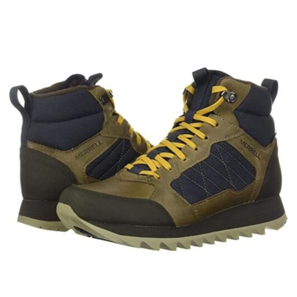 New Merrell Men's Alpine Sneaker Mid Polar Waterproof Boot - Picture 1 of 7